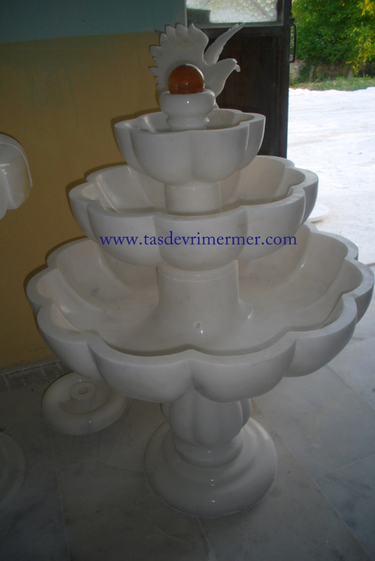 Kavun Dilimli Mermer Fıskiye